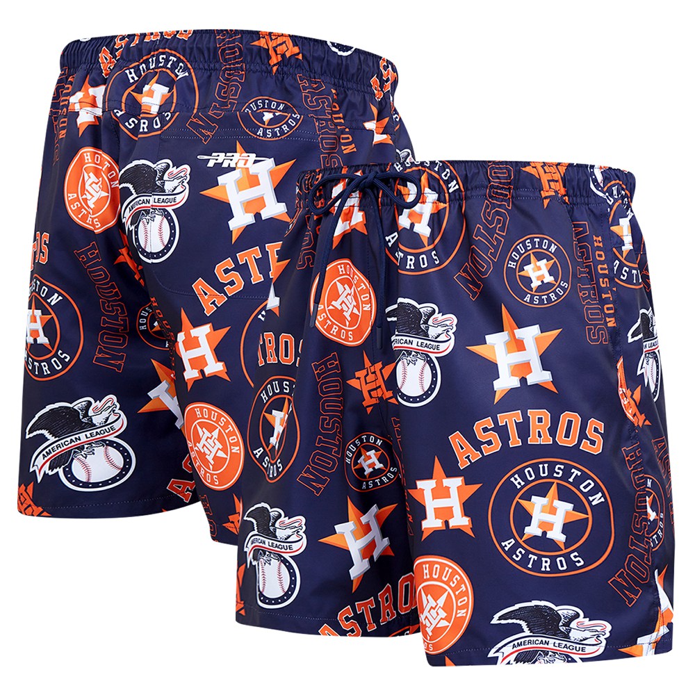 Houston Astros Pro Standard Toss Logo Woven Shorts - MLB