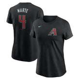 Ketel Marte Arizona Diamondbacks Nike Women's 2024 Fuse Name & Number T-Shirt - MLB