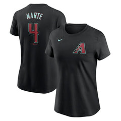 Ketel Marte Arizona Diamondbacks Nike Women's 2024 Fuse Name & Number T-Shirt - MLB