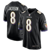 Lamar Jackson Baltimore Ravens Alternate Game Jersey Black | Nike for Sale