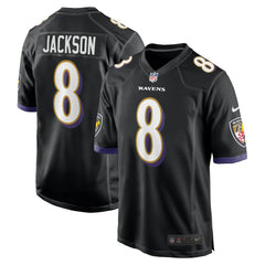 Lamar Jackson Baltimore Ravens Alternate Game Jersey Black | Nike for Sale