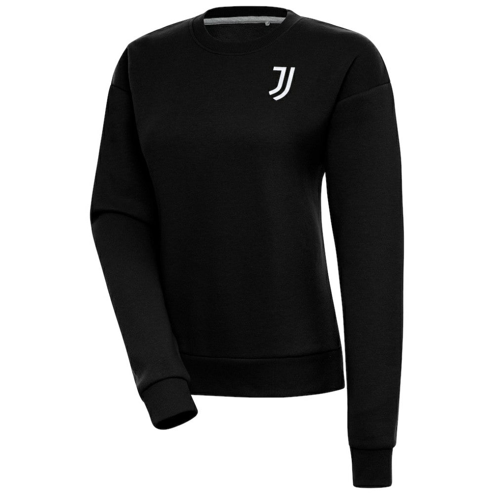 Juventus Women's Takeover Crewneck Pullover Sweatshirt Black - FIFA World CUP
