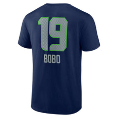 Jake Bobo Seattle Seahawks Team Wordmark Player Name & Number T-Shirt College Navy | NFL