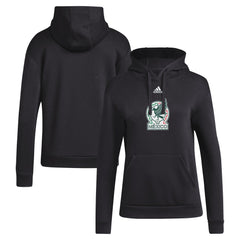 Mexico National Team Women's Crest Pullover Hoodie Black | Adidas