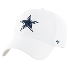 Dallas Cowboys '47 Clean Up Primary Adjustable Hat White | 47 brand