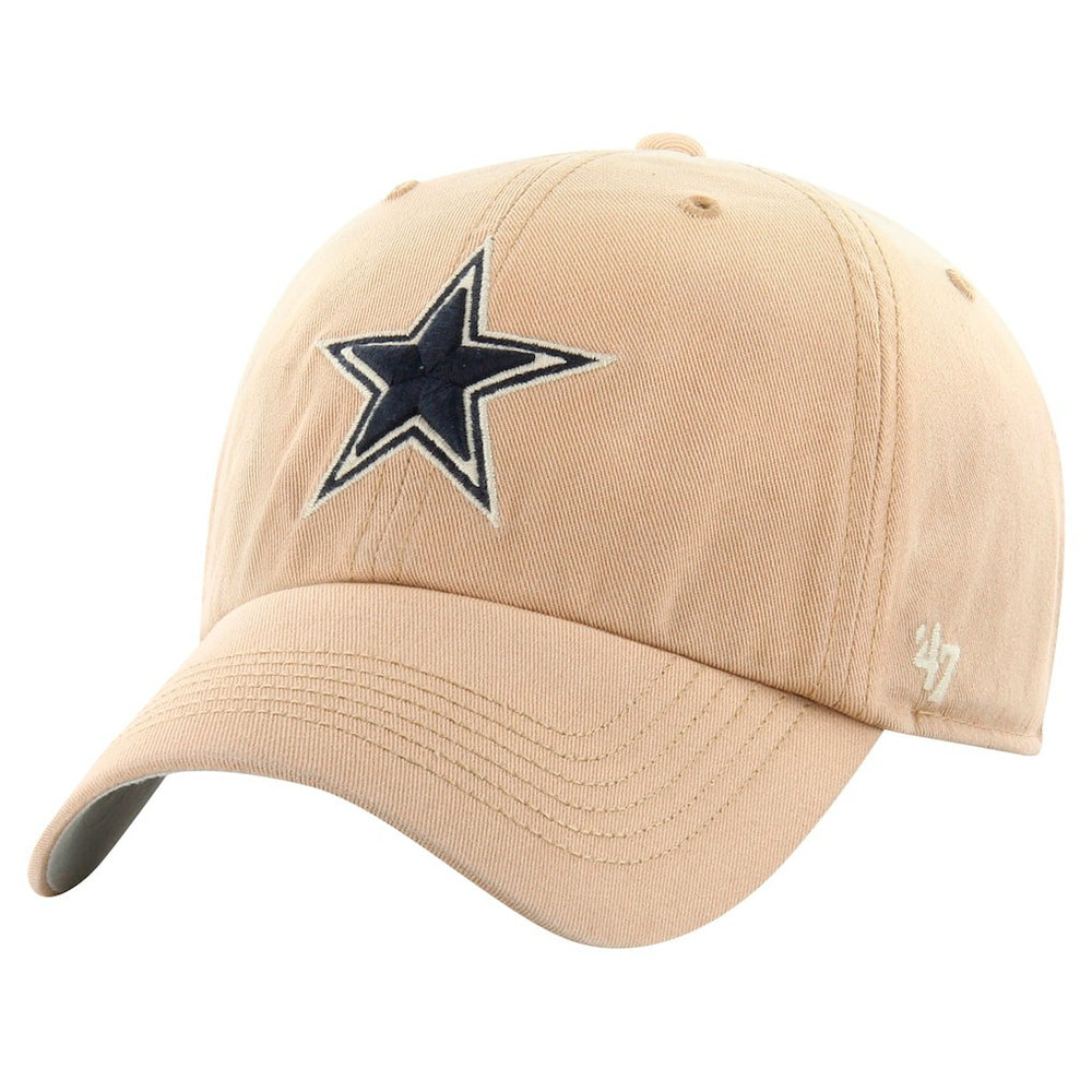 Dallas Cowboys '47 Dusted Franchise Fitted Hat Khaki | 47 brand