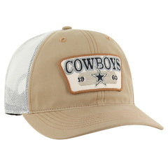 Dallas Cowboys '47 Ridgewood Trucker Adjustable Hat Khaki | 47 brand
