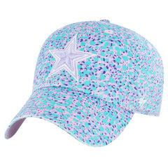Dallas Cowboys '47 Girls Youth Cosmic Burst Clean Up Adjustable Hat Blue | 47 brand