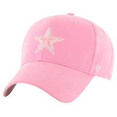 Dallas Cowboys '47 Girls Youth Rose MVP Adjustable Hat Pink | 47 brand