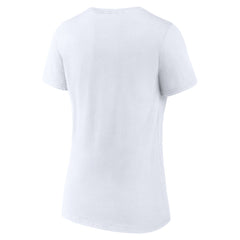 Detroit Lions Women's Victory Arch V-Neck T-Shirt White | NFL
