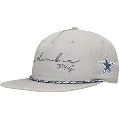 Dallas Cowboys PHG Back Tack Adjustable Hat Gray | Columbia