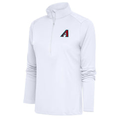 Arizona Diamondbacks Antigua Women's Tribute Half-Zip Pullover Top – White Pullover - MLB