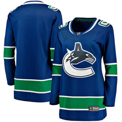 Vancouver Canucks Fanatics Women's Premier Breakaway Jersey - Blue - NHL