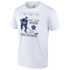 John Tavares Toronto Maple Leafs 1,000 Career Points T-Shirt - White - NHL