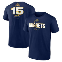 Nikola Jokic Denver Nuggets Behind The Back Name & Number T-Shirt Navy - NBA