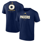 Tyrese Haliburton Indiana Pacers Behind The Back Name & Number T-Shirt Navy - NBA