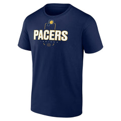 Tyrese Haliburton Indiana Pacers Behind The Back Name & Number T-Shirt Navy - NBA
