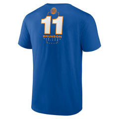Jalen Brunson New York Knicks Behind The Back Name & Number T-Shirt Blue - NBA