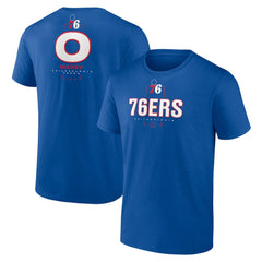 Tyrese Maxey Philadelphia 76ers Behind The Back Name & Number T-Shirt Royal - NBA