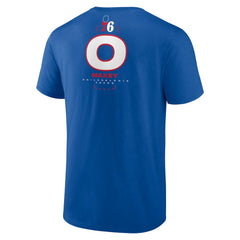 Tyrese Maxey Philadelphia 76ers Behind The Back Name & Number T-Shirt Royal - NBA