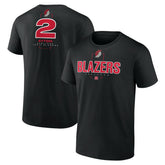 Deandre Ayton Portland Trail Blazers Behind The Back Name & Number T-Shirt Black - NBA
