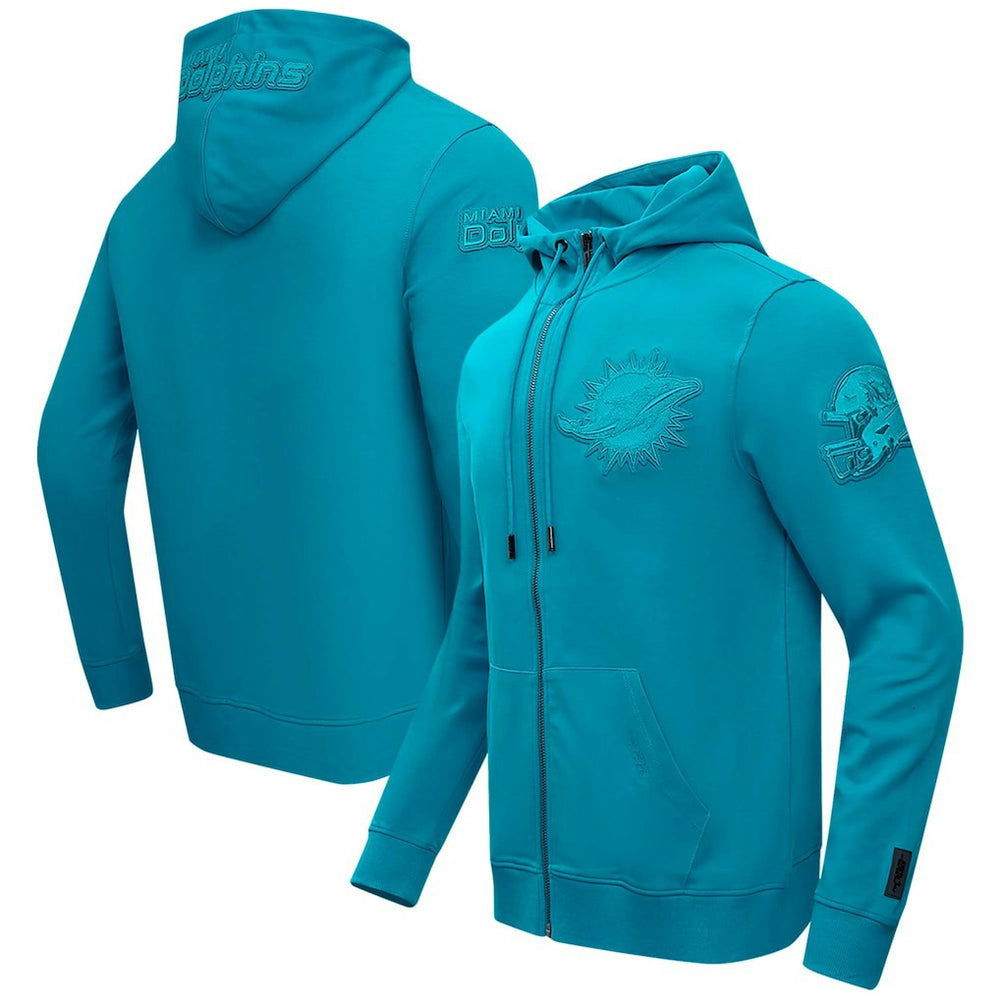 Miami Dolphins Pro Standard Triple Tonal Full-Zip Hoodie Aqua | NFL