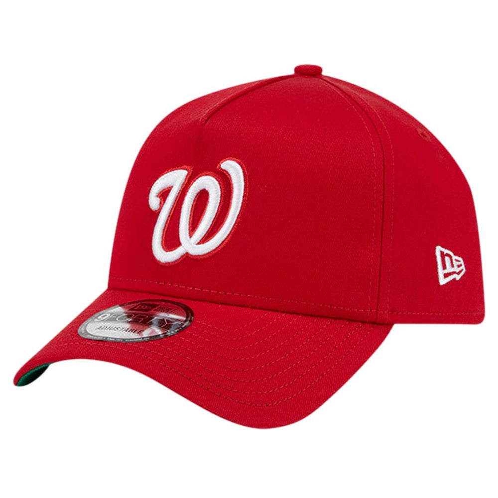 Washington Nationals New Era Team Color A-Frame 9FORTY Adjustable Hat - MLB