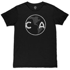 Club America 1863FC Mono Crest Slub T-Shirt Black - FIFA World CUP