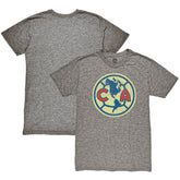 Club America 1863FC Color Crest Twisted Tri-Blend Slub T-Shirt Heather Gray - FIFA World CUP