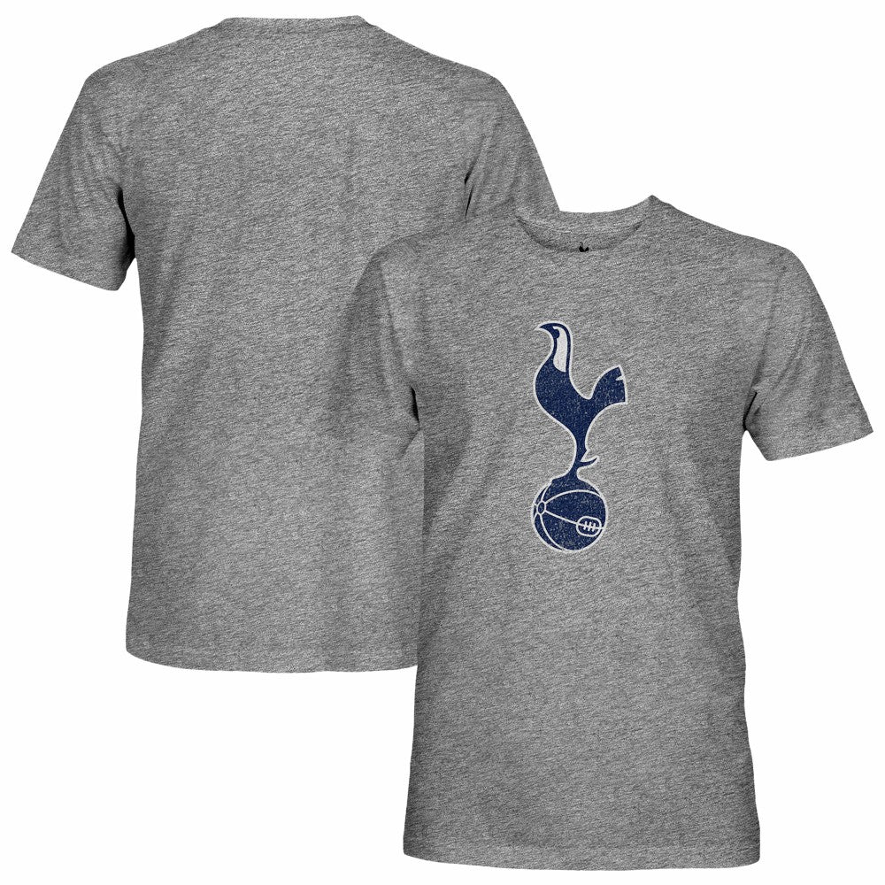 Tottenham Hotspur 1863FC Color Crest Twisted Tri-Blend Slub T-Shirt Heather Gray - FIFA World CUP