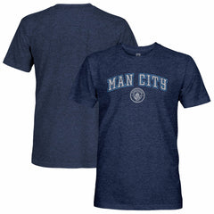Manchester City 1863FC Wordmark Twisted Tri-Blend Slub T-Shirt Heather Navy - FIFA World CUP