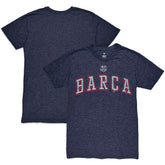 Barcelona 1863FC Wordmark Twisted Tri-Blend Slub T-Shirt Heather Navy - FIFA World CUP