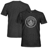 Manchester City 1863FC Mono Crest Twisted Tri-Blend Slub T-Shirt Heather Black - FIFA World CUP