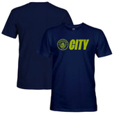 Manchester City 1863FC Lockup Slub T-Shirt Navy - FIFA World CUP
