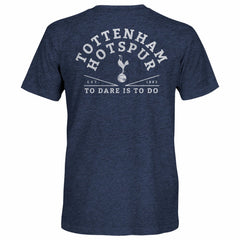 Tottenham Hotspur 1863FC Front Back Date Twisted Tri-Blend T-Shirt Heather Navy - FIFA World CUP