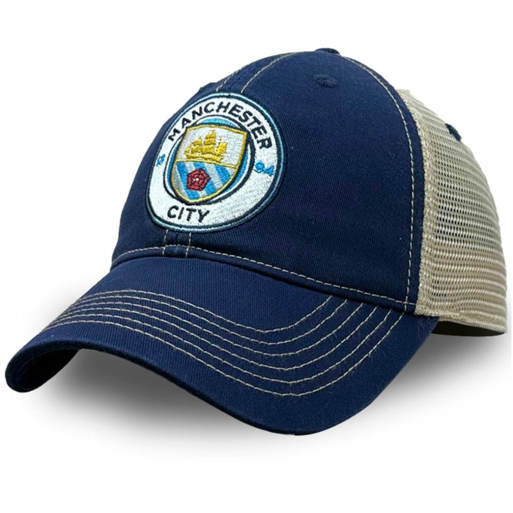 Manchester City 1863FC Trucker Adjustable Hat Navy - FIFA World CUP
