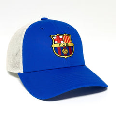 Barcelona 1863FC Washed Trucker Adjustable Hat Royal - FIFA World CUP