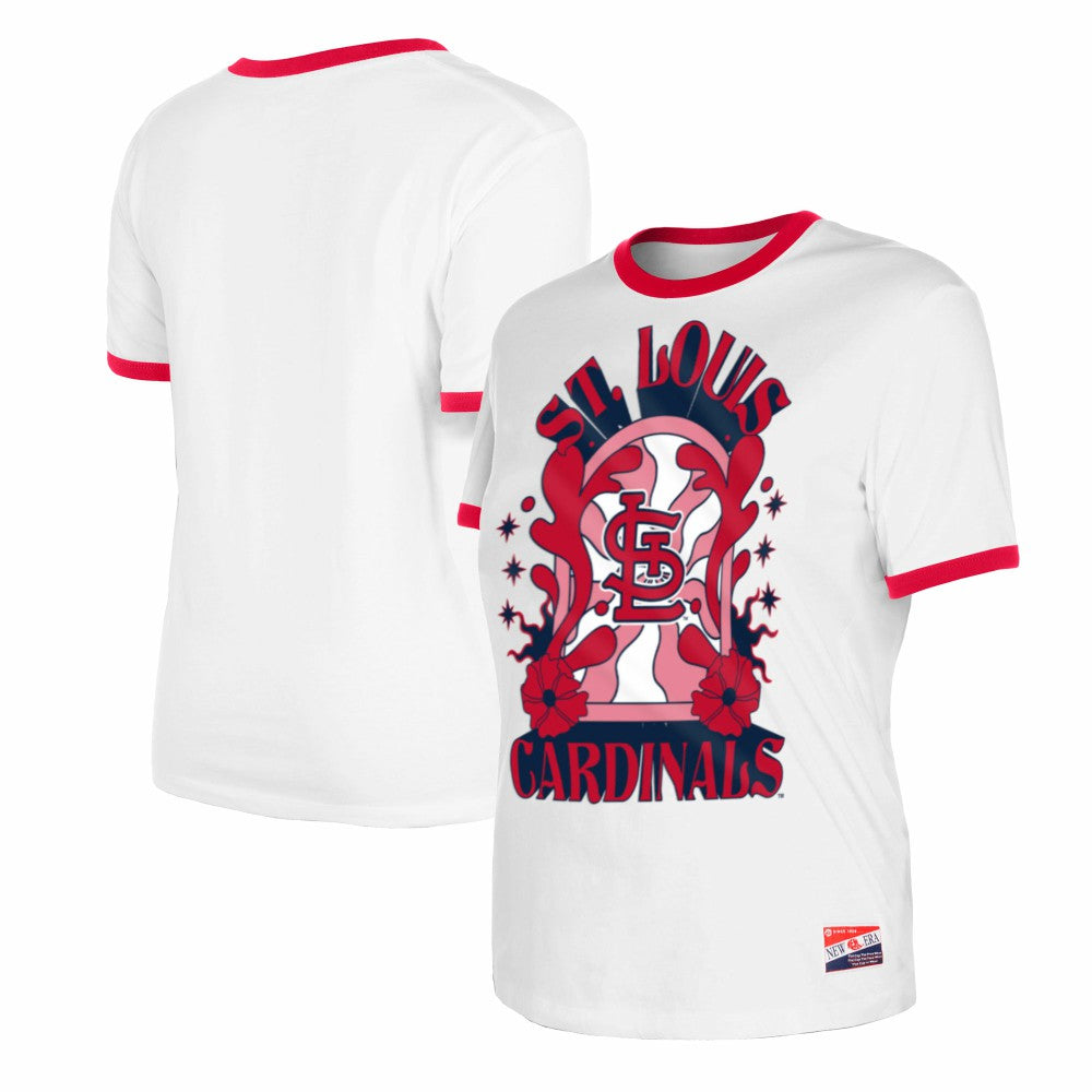 St. Louis Cardinals New Era Women's Oversized Ringer T-Shirt - MLB