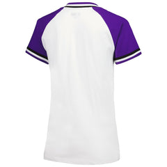 Colorado Rockies New Era Women's Jersey Double Binding Raglan V-Neck T-Shirt - MLB