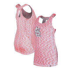 St. Louis Cardinals New Era Women's Space Dye Keyhole Back Tank Top - MLB