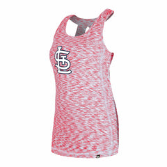 St. Louis Cardinals New Era Women's Space Dye Keyhole Back Tank Top - MLB