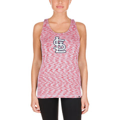 St. Louis Cardinals New Era Women's Space Dye Keyhole Back Tank Top - MLB