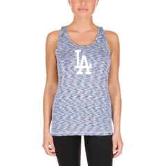 Los Angeles Dodgers New Era Women's Space Dye Keyhole Back Tank Top - MLB