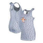 Houston Astros New Era Women's Space Dye Keyhole Back Tank Top - MLB