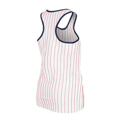 St. Louis Cardinals New Era Women's Sequin Pinstripe Racerback Tank Top - MLB