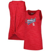 St. Louis Cardinals New Era Women's Space-Dye Active Tank Top - MLB