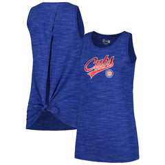 Chicago Cubs New Era Women's Space-Dye Active Tank Top - MLB