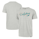 Miami Dolphins '47 Downburst Franklin T-Shirt Gray | 47 brand
