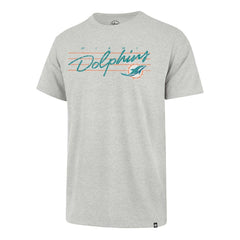 Miami Dolphins '47 Downburst Franklin T-Shirt Gray | 47 brand