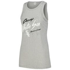 Chicago White Sox Soft as a Grape Women's Gauze High Neck Tank Top - MLB